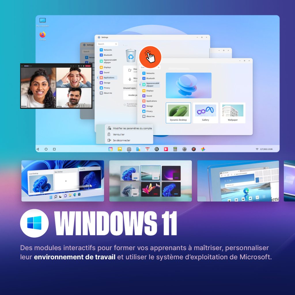 formation e-learning Windows 11