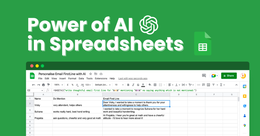 Le pouvoir de l'IA pour Excel